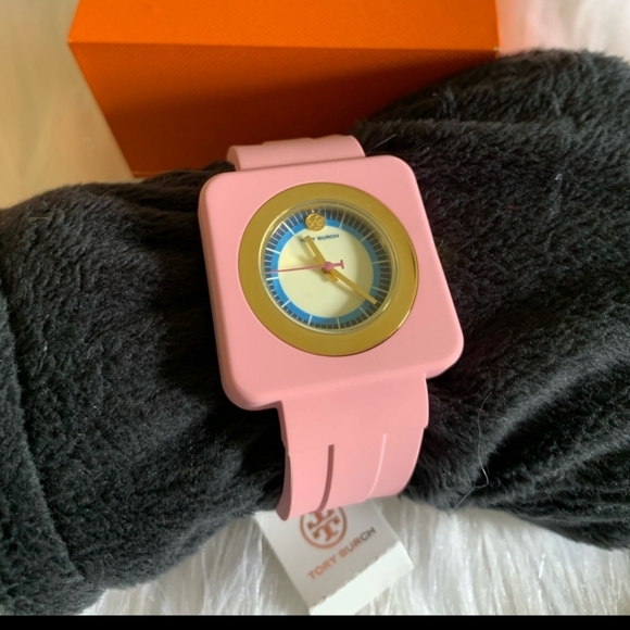 Tory Burch pink ladies watch